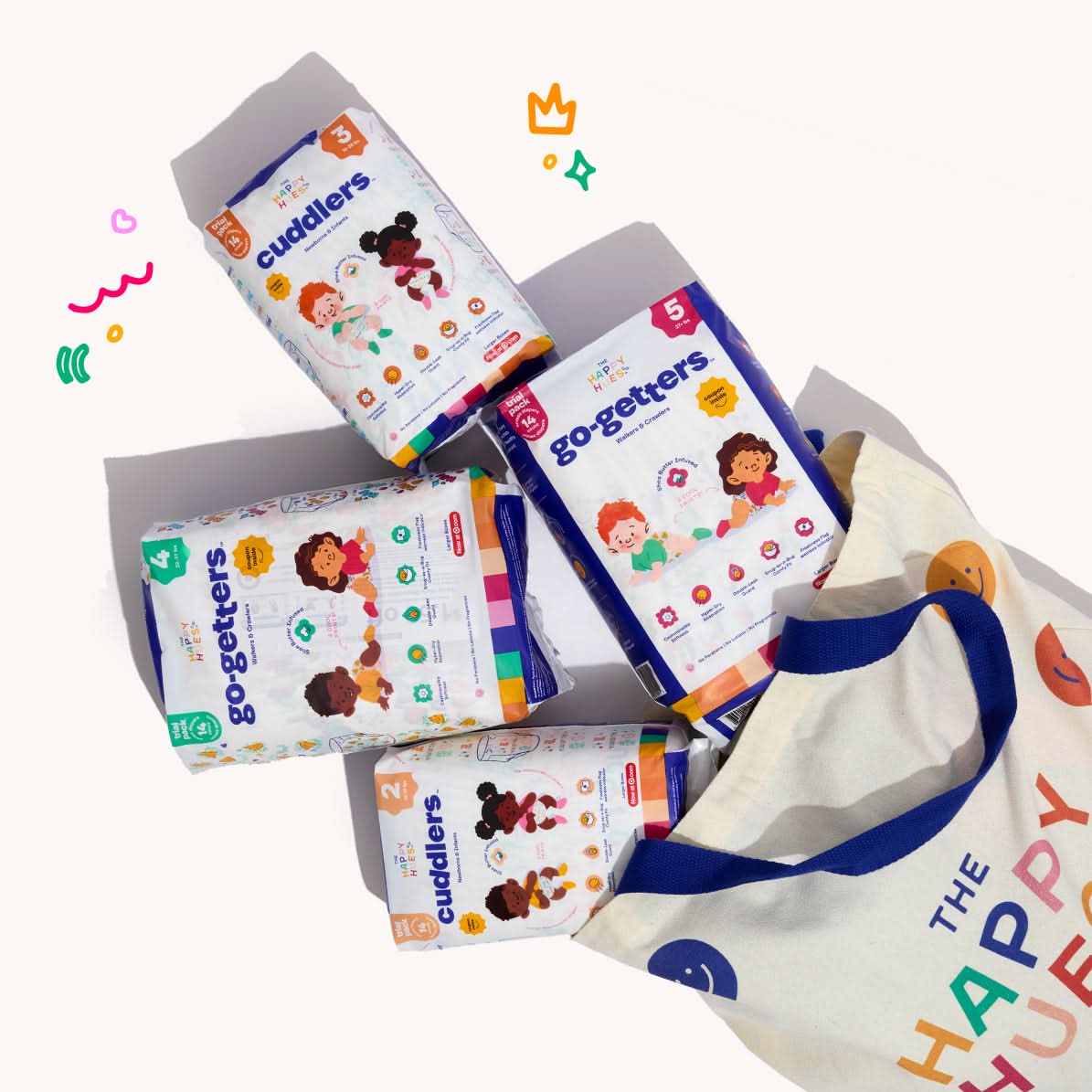 Diaper trial packs