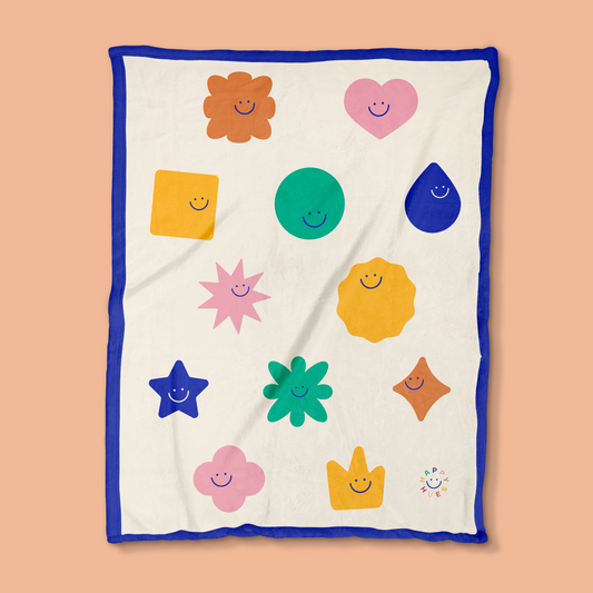 Happy Colors & Shapes Blanket